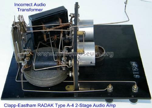Radak A4; Clapp-Eastham Co.; (ID = 844728) Ampl/Mixer