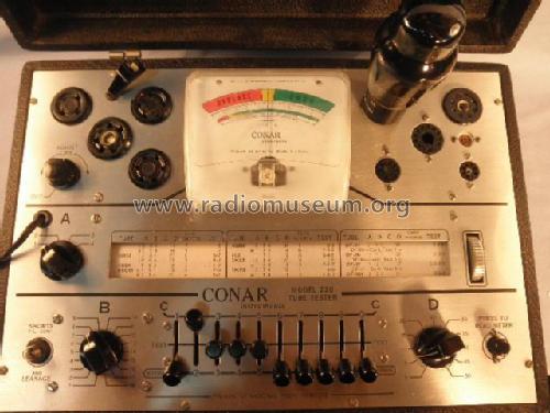 Tube Tester 220; Conar Instruments; (ID = 2102172) Equipment