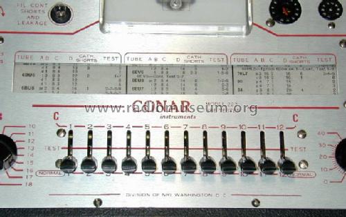 Tube Tester 223; Conar Instruments; (ID = 673458) Equipment