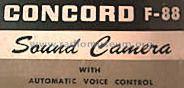 Sound Camera F-88; Concord Electronics (ID = 531606) R-Player