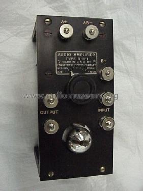 Audio Amplifier D-11-1; Connecticut (ID = 869765) Ampl/Mixer