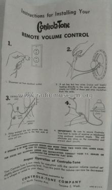 Remote Volume Control ; Controla-Tone (ID = 1799745) Misc