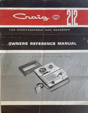 Tape Recorder 212 Japan 704; Craig Panorama Inc.; (ID = 2838496) R-Player
