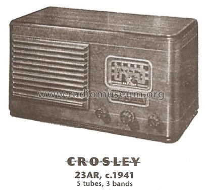 23 AR ; Crosley Radio Corp.; (ID = 1821361) Radio