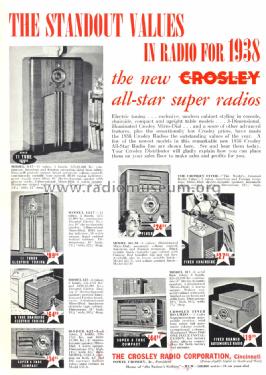 Fiver Chairside 567-M; Crosley Radio Corp.; (ID = 1039996) Radio