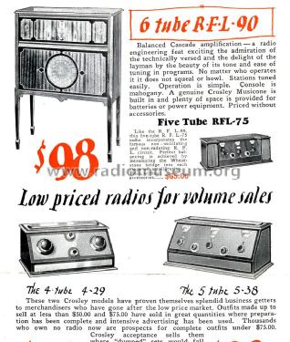5-38; Crosley Radio Corp.; (ID = 1322245) Radio