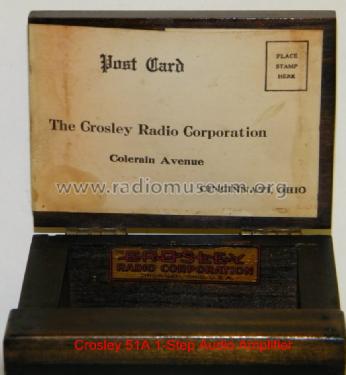 Amp. 51A; Crosley Radio Corp.; (ID = 941717) Ampl/Mixer