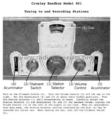 Bandbox 601; Crosley Radio Corp.; (ID = 2628731) Radio