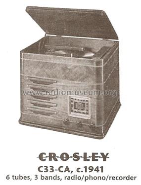 C33-CA ; Crosley Radio Corp.; (ID = 1822123) Radio