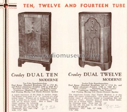 Dual Ten Moderne 170; Crosley Radio Corp.; (ID = 1358958) Radio