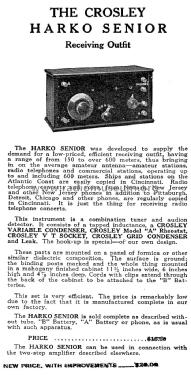 Early 1922 Crosley Radio Products Catalog ; Crosley Radio Corp.; (ID = 1154966) Paper