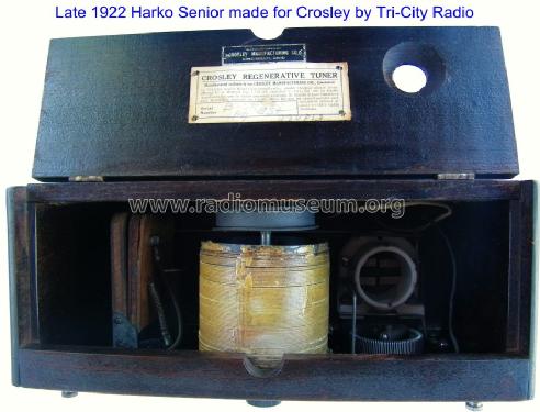 Harko Senior Model V-B; Crosley Radio Corp.; (ID = 822050) Radio