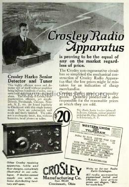 Harko Sr.; Senior ; Crosley Radio Corp.; (ID = 1243373) Radio
