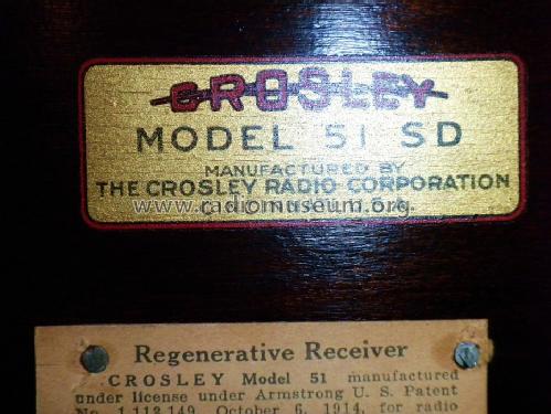 Special DeLuxe 51-SD; Crosley Radio Corp.; (ID = 1373485) Radio