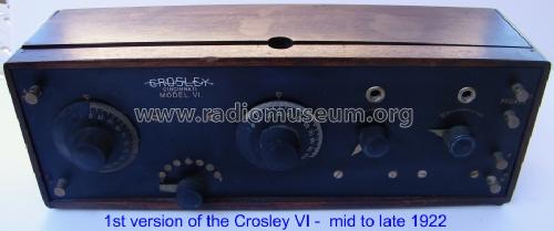 Receiver No. 6 ; Crosley Radio Corp.; (ID = 822013) Radio