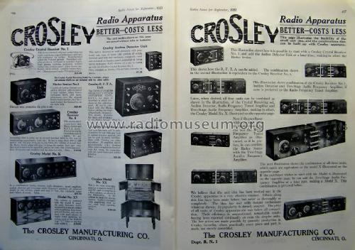 Receiver No. 6 ; Crosley Radio Corp.; (ID = 822024) Radio