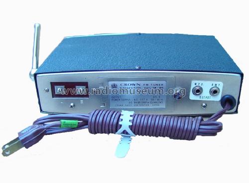 All Transistor FM Tuner FM-100; Crown Radio Corp.; (ID = 1677036) Radio