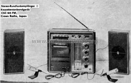 CSC-505FW; Crown Radio Corp.; (ID = 1406626) Radio
