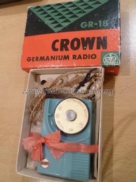 Germanium Radio GR-18; Crown Radio Corp.; (ID = 1683569) Cristallo