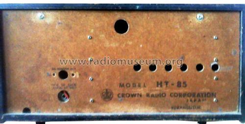 HT-85; Crown Radio Corp.; (ID = 1442726) Radio