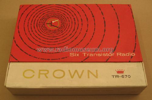 Six Transistors TR-670; Crown Radio Corp.; (ID = 1210758) Radio