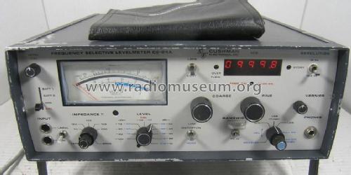 Frequency Selective Levelmeter CE-24A; Cushman Electronics, (ID = 1536380) Equipment