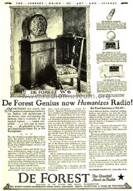 F-5-AW; DeForest Radio (ID = 1319241) Radio