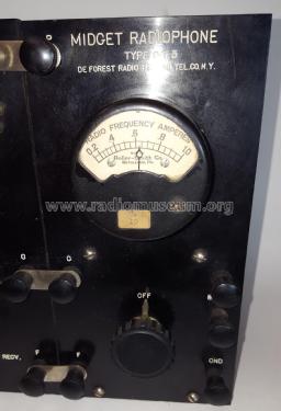 'Midget' Radiophone Transmitter Type OT-3; DeForest Radio (ID = 2166939) Amateur-T