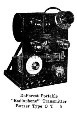 Radiophone Portable Transmitter Buzzer Type OT-5; DeForest Radio (ID = 980064) Amateur-T