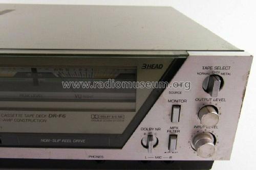 Stereo Cassette Tape Deck DR-F6; Denon Marke / brand (ID = 2399724) R-Player