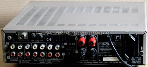 Personal Component System / AM-FM Stereo Receiver DRA-F100; Denon Marke / brand (ID = 2406204) Radio