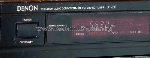 Precision audio component / AM-FM Stereo Tuner TU-280; Denon Marke / brand (ID = 1852369) Radio