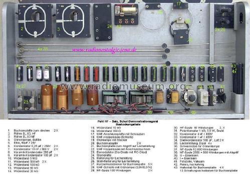 HF-Experimentiersatz ; DEPA Erwin Pahl, (ID = 632421) teaching