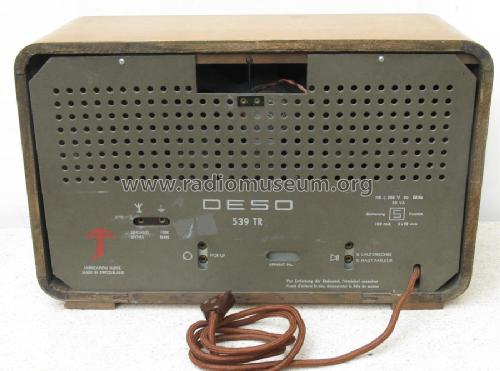 HF-Telefonrundspruch-Gerät 539; Deso, Dewald & Sohn, (ID = 1232119) Radio