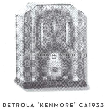 Kenmore ; Detrola; Detroit MI (ID = 1595865) Radio