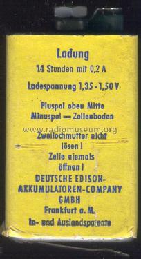 Nickel-Cadmium Akkumulator D2; DEAC, Deutsche (ID = 386624) Fuente-Al