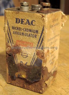 Nickel-Cadmium-Akkumulator D6; DEAC, Deutsche (ID = 1564867) Power-S