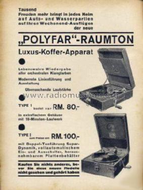 Polyfar-Raumton-Koffer Nr. 1; Deutsche Grammophon- (ID = 163848) TalkingM