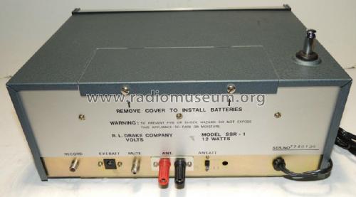 Communications Receiver SSR-1; Drake, R.L. (ID = 1847624) Amateur-R