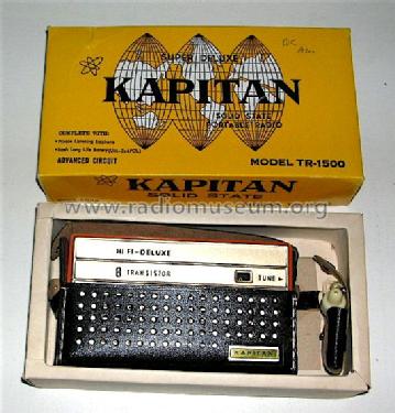 Kapitan HIFI Deluxe 8 Transistor TR-1500; Dreamland (ID = 1015074) Radio