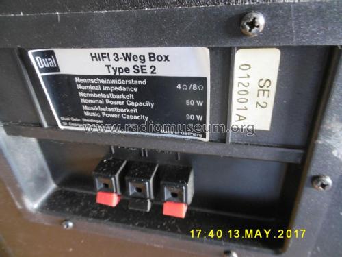 HiFi 3-Weg Box SE2; Dual, Gebr. (ID = 2111451) Speaker-P
