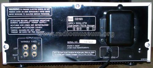 CD120; Dual, Gebr. (ID = 849168) Sonido-V