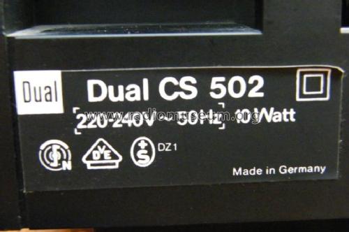 CS502; Dual, Gebr. (ID = 1045883) R-Player