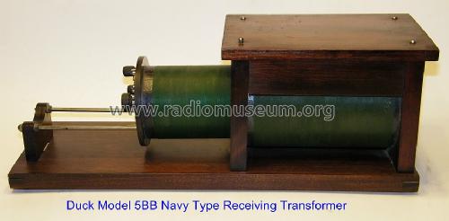 5BB Loose Coupler, improved Navy Type Receiving Transformer; Duck Co., J.J. and (ID = 1346181) mod-pre26