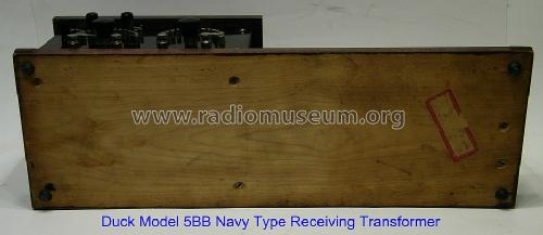 5BB Loose Coupler, improved Navy Type Receiving Transformer; Duck Co., J.J. and (ID = 1346185) mod-pre26