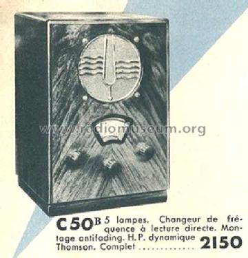 C50B; Ducretet -Thomson; (ID = 1859304) Radio