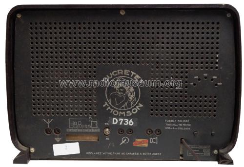 D736; Ducretet -Thomson; (ID = 1949503) Radio