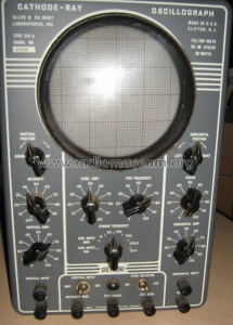 Cathode-Ray Oscillograph 274A; DuMont Labs, Allen B (ID = 880953) Equipment