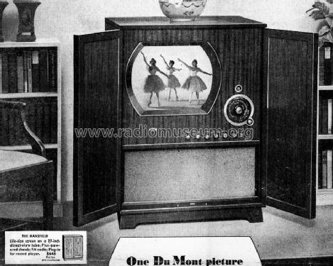 Mansfield RA-108A; DuMont Labs, Allen B (ID = 730381) Television