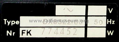 Radiorecorder 8522 or DX8522/63; Dux, Helsinki (ID = 1203160) Radio